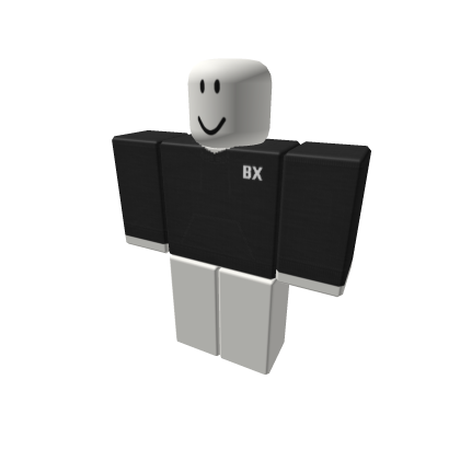 BX Productions hoodie shown on a Roblox avatar