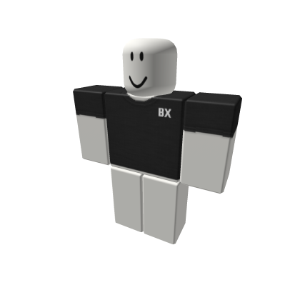 BX Productions shirt shown on a Roblox avatar
